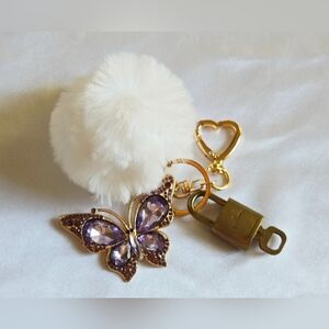 Louis Vuitton Lock And Key #316 On A Butterfly Key Holder